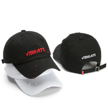 Brand White Cotton Golf Cap, Custom Embroidery Logo Hat Baseball Cap